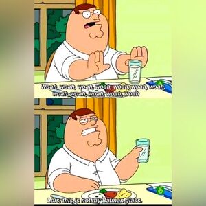 Woah woah woah… Vinyl Sticker Poster